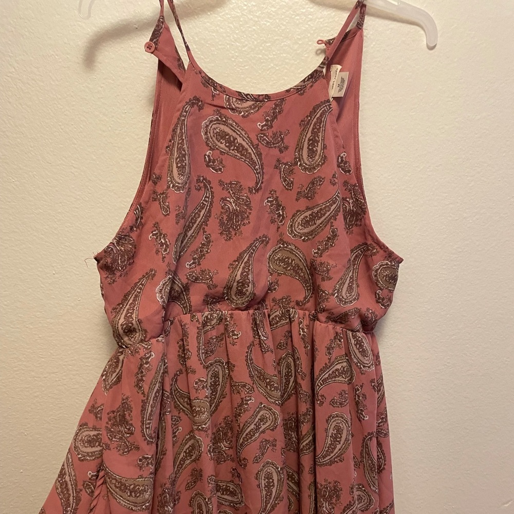 High Neck Wet Seal Dress